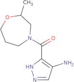 3-(2-Methyl-1,4-oxazepane-4-carbonyl)-1H-pyrazol-4-amine