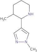 3-Methyl-2-(1-methyl-1H-pyrazol-4-yl)piperidine