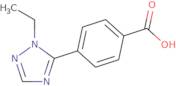 4-(1-Ethyl-1H-1,2,4-triazol-5-yl)benzoic acid