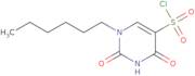 1-Hexyl-2,4-dioxo-1,2,3,4-tetrahydropyrimidine-5-sulfonyl chloride