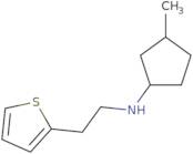 3-Methyl-N-[2-(thiophen-2-yl)ethyl]cyclopentan-1-amine