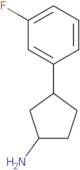 3-(3-Fluorophenyl)cyclopentan-1-amine