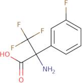 2-Amino-3,3,3-trifluoro-2-(3-fluorophenyl)propanoic acid