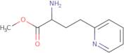 Methyl 2-amino-4-(pyridin-2-yl)butanoate