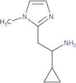 1-Cyclopropyl-2-(1-methyl-1H-imidazol-2-yl)ethan-1-amine
