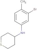 N-(3-Bromo-4-methylphenyl)thian-4-amine