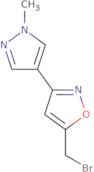 5-(Bromomethyl)-3-(1-methyl-1H-pyrazol-4-yl)-1,2-oxazole