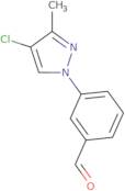 3-(4-Chloro-3-methylpyrazol-1-yl)benzaldehyde