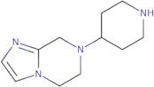 4-{5H,6H,7H,8H-Imidazo[1,2-a]pyrazin-7-yl}piperidine