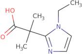 2-(1-Ethyl-1H-imidazol-2-yl)-2-methylpropanoic acid