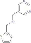 (Pyrimidin-5-ylmethyl)(thiophen-2-ylmethyl)amine