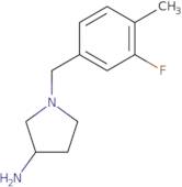 1-(3-Fluoro-4-methylbenzyl)pyrrolidin-3-amine