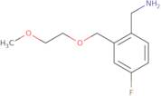 1-{4-Fluoro-2-[(2-methoxyethoxy)methyl]phenyl}methanamine