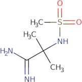 2-Methanesulfonamido-2-methylpropanimidamide