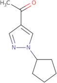 1-(1-Cyclopentyl-1H-pyrazol-4-yl)ethan-1-one