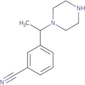 3-[1-(Piperazin-1-yl)ethyl]benzonitrile