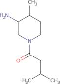 1-(3-Amino-4-methylpiperidin-1-yl)-3-methylbutan-1-one