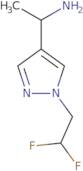 1-[1-(2,2-Difluoroethyl)-1H-pyrazol-4-yl]ethan-1-amine
