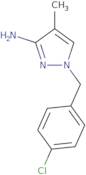 1-[(4-Chlorophenyl)methyl]-4-methyl-1H-pyrazol-3-amine