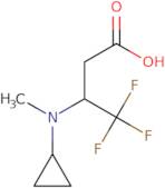 3-[Cyclopropyl(methyl)amino]-4,4,4-trifluorobutanoic acid