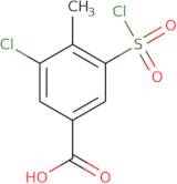 3-Chloro-5-(chlorosulfonyl)-4-methylbenzoic acid