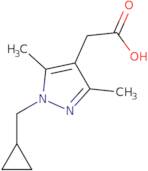 2-[1-(Cyclopropylmethyl)-3,5-dimethyl-1H-pyrazol-4-yl]acetic acid