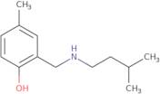 4-Methyl-2-{[(3-methylbutyl)amino]methyl}phenol