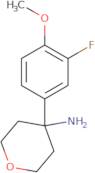4-(3-Fluoro-4-methoxyphenyl)oxan-4-amine