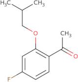 1-[4-Fluoro-2-(2-methylpropoxy)phenyl]ethan-1-one