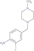 2-Fluoro-4-[(4-methylpiperazin-1-yl)methyl]aniline