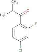 1-(4-Chloro-2-fluorophenyl)-2-methylpropan-1-one