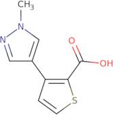 3-(1-Methyl-1H-pyrazol-4-yl)thiophene-2-carboxylic acid