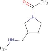 1-{3-[(Methylamino)methyl]pyrrolidin-1-yl}ethan-1-one