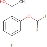 1-[2-(Difluoromethoxy)-4-fluorophenyl]ethan-1-ol