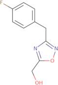 {3-[(4-Fluorophenyl)methyl]-1,2,4-oxadiazol-5-yl}methanol