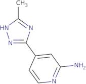 4-(5-Methyl-1H-1,2,4-triazol-3-yl)pyridin-2-amine