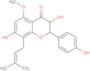 3,7,4-Trihydroxy-5-methoxy-8-prenylflavanone, (2R,3S)