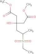 Dimethyl 3-hydroxy-3-[2-(ethylsulfonyl)propyl]glutarate