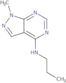 1-Methyl-{N}-propyl-1{H}-pyrazolo[3,4-{D}]pyrimidin-4-amine