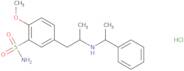 R,R-2-Methoxy-5-[2-(1-phenylethylamino)-propyl] benzene sulfonamide hydrochloride
