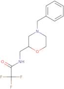 N-[(4-Benzylmorpholin-2-yl)methyl]-2,2,2-trifluoroacetamide