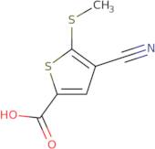 4-Cyano-5-methylsulfanylthiophene-2-carboxylicacid