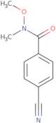 4-Cyano-N-methoxy-N-methylbenzenecarboxamide