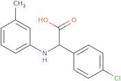 2-((4-Chlorophenyl)(M-tolyl)amino)acetic acid