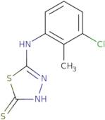 5-[(3-Chloro-2-methylphenyl)amino]-1,3,4-thiadiazole-2-thiol