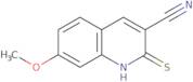 2-Mercapto-7-methoxy-quinoline-3-carbonitrile