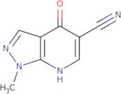 4-Hydroxy-1-methyl-1H-pyrazolo[3,4-b]pyridine-5-carbonitrile