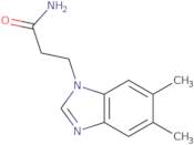 3-(5,6-Dimethyl-1H-1,3-benzodiazol-1-yl)propanamide