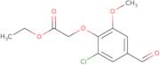 Ethyl (2-chloro-4-formyl-6-methoxyphenoxy)acetate