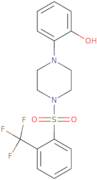 2-{4-[2-(Trifluoromethyl)benzenesulfonyl]piperazin-1-yl}phenol